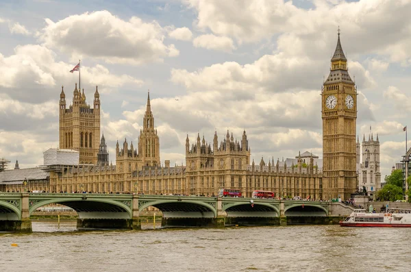 Вестминстерский дворец, Палаты Парламента, Лондон — стоковое фото