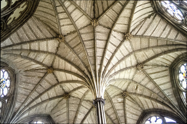 Interior of the Westminster Abbey, London