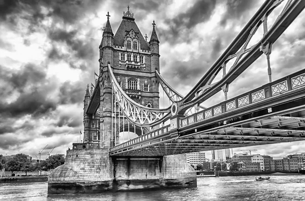 Tower Bridge, historická památka v Londýně Stock Snímky