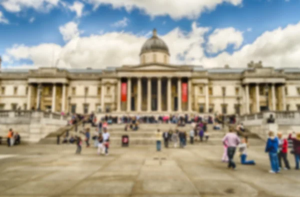 De achtergrond van de nationale galerie van Londen. Opzettelijk wazig — Stockfoto