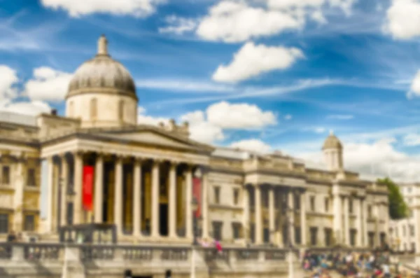 National Gallery i London bakgrunden. Avsiktligt suddig — Stockfoto