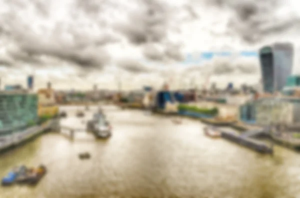 伦敦天际线的背景。故意模糊 — 图库照片