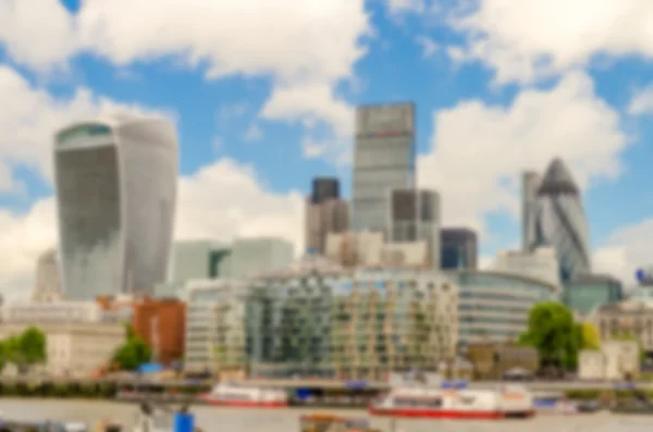 Achtergrond van de Skyline van Londen. Opzettelijk wazig — Stockfoto