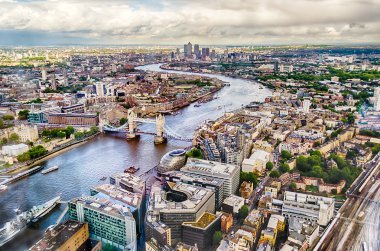 Londra 'nın panoramik manzarası