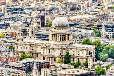 St Paul Katedrali, Londra havadan görünümü