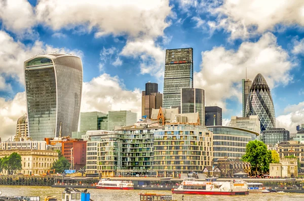 Ciudad de Londres skyline — Foto de Stock