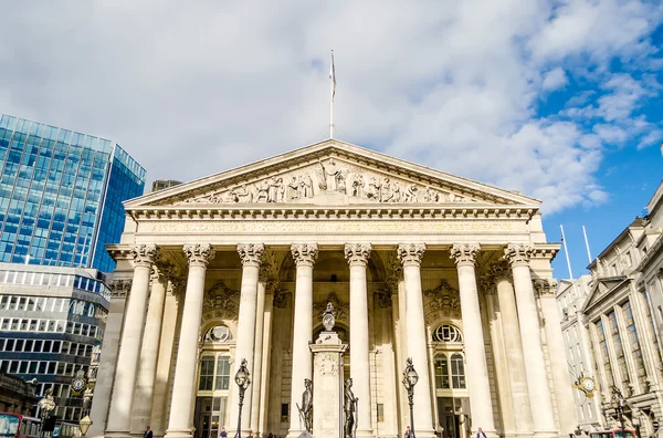 Royal Exchange Building, London – stockfoto