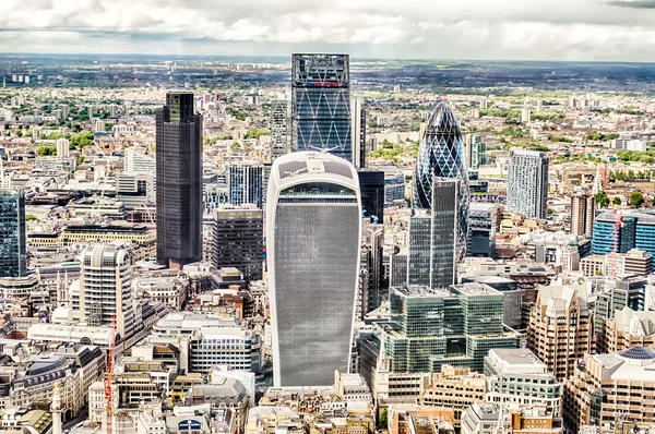 De skyline van de stad van Londen — Stockfoto