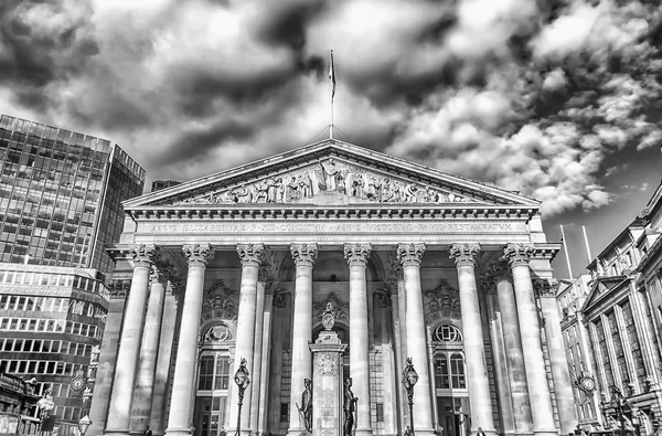 De Royal Exchange Building, London — Stockfoto