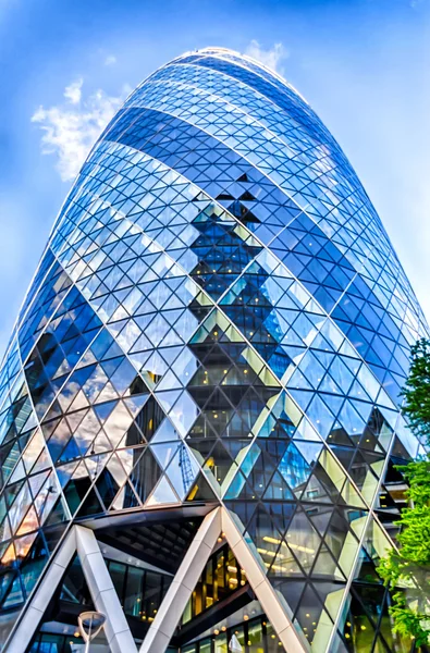 30 St Mary Axe aka Gherkin Building, London — Stock Photo, Image