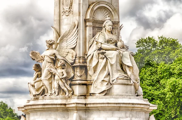 Buckingham Sarayı, Londra Victoria Anıtı — Stok fotoğraf