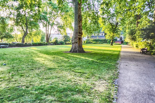 Garden in St George's Square, London — Stock Photo, Image