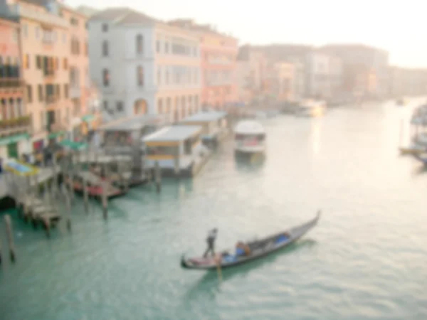 Sfocato sfondo del Canal Grande a Venezia. Intenzionalmente offuscata — Foto Stock