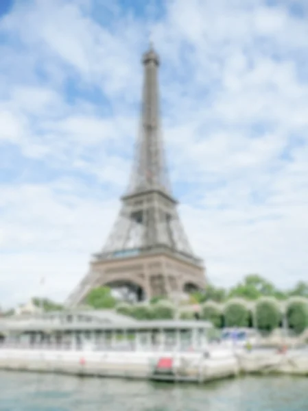Rozostřeného pozadí Tour Eiffel, Paříž, Francie — Stock fotografie