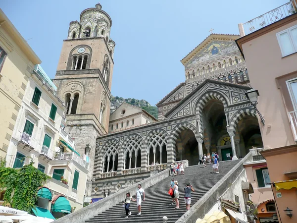 Kathedrale von st andrea in amalfi, italien — Stockfoto
