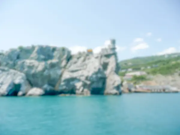 Fondo desenfocado de Yalta. Intencionalmente borrosa —  Fotos de Stock