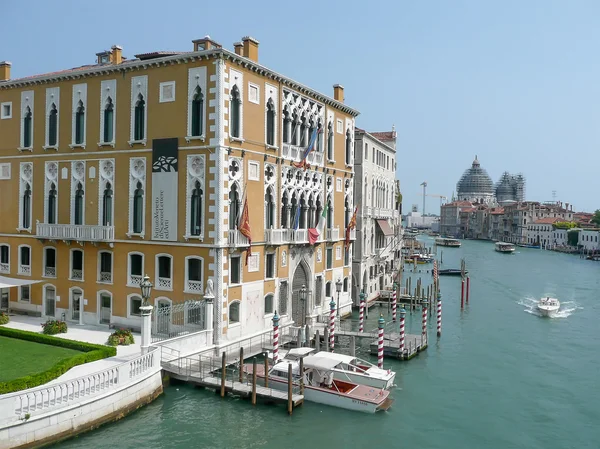 Pohled na Canal Grande v Benátkách — Stock fotografie