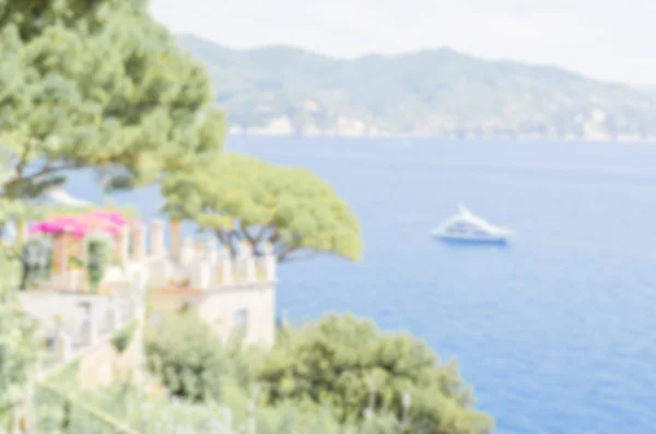 Intreepupil achtergrond van Portofino in Ligurië, Italië — Stockfoto