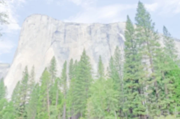 Sfondo sfocato di El Capitan, Yosemite Park — Foto Stock