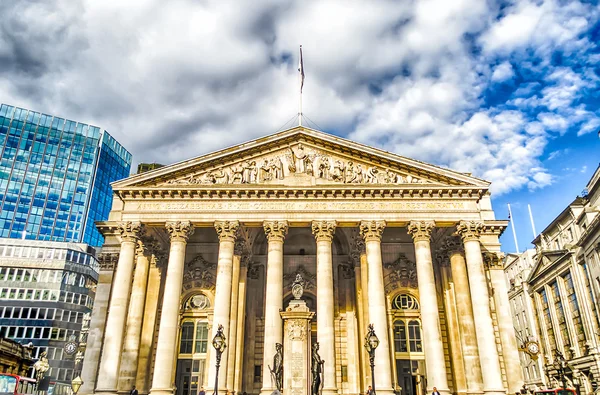 De Royal Exchange Building, London — Stockfoto