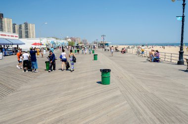 coney Island, ny ahşap tahta