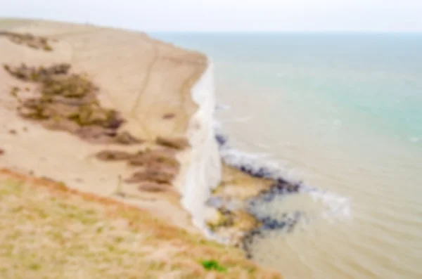 Розфокусовані фону з білої скелі з Dover, Великобританія — стокове фото