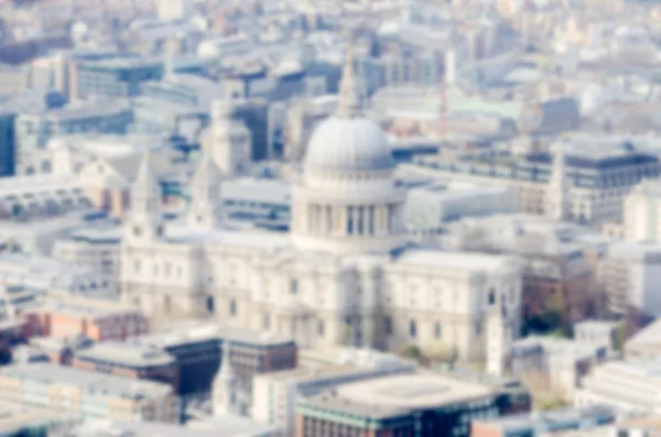 Defocused background of St Paul Cathedral in London — Stock Photo, Image