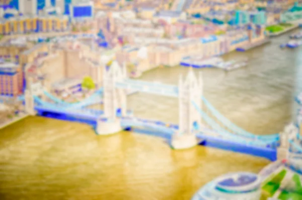 Sfondo sfocato del Tower Bridge a Londra, Regno Unito — Foto Stock