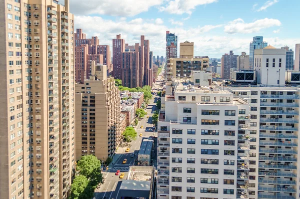 Vista aérea de la 2ª Avenida, Upper East Side, Manhattan —  Fotos de Stock
