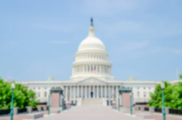 Fundo desfocado do edifício do Capitólio dos Estados Unidos — Fotografia de Stock