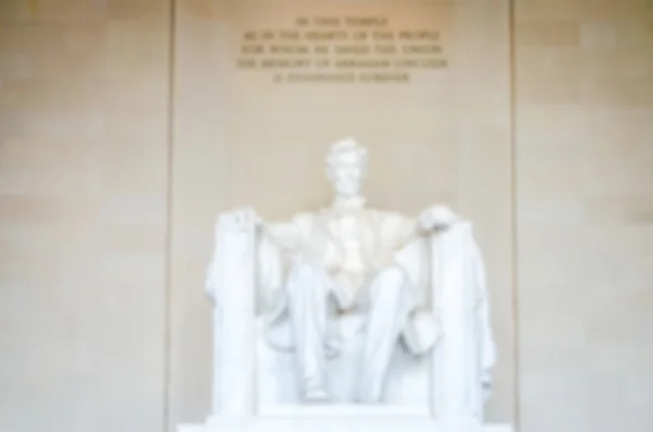 Intreepupil achtergrond van Lincoln Memorial in Washington Dc, Verenigde Staten — Stockfoto