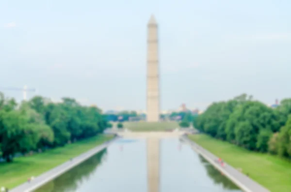 Fundo desfocado do Monumento G. Washington — Fotografia de Stock