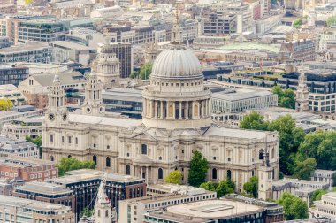 St Paul Katedrali, Londra havadan görünümü