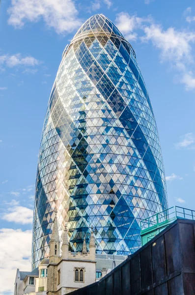 30 St Mary Axe aka augurk gebouw, Londen — Stockfoto