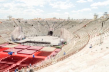 Verona Arena, İtalya'nın ufuk arka plan