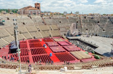 The Arena, iconic landmark in Verona, Italy clipart