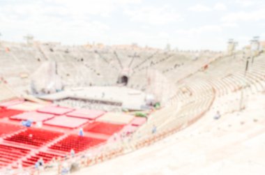 Verona Arena, İtalya'nın ufuk arka plan