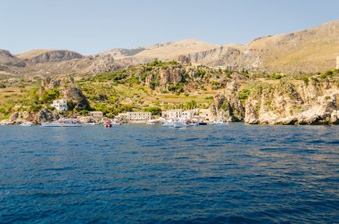 Zingaro doğal rezerv, Sicilya, vahşi güzel sahil şeridi