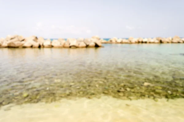 Intreepupil achtergrond met het strand van Pizzo, Calabrië, Italië — Stockfoto