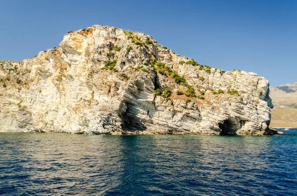 Wild prachtige kustlijn op de Zingaro Natural Reserve, Sicilië — Stockfoto