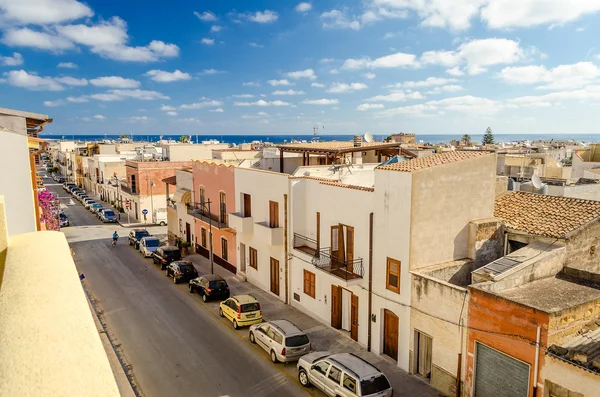 Panoramiczny widok na San Vito Lo Capo, Sycylia, Włochy — Zdjęcie stockowe