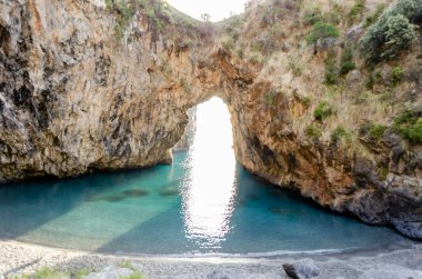 Arcomagno Beach Cedars, Tiren Denizi, Ital kıyısında