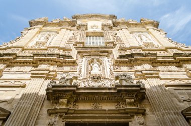 Gallipoli, İtalya Sant'Agata katedralde Barok Cephesi