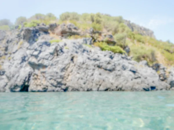 Defocused background of Dino Island on the Coast of the Cedars — Stock Photo, Image