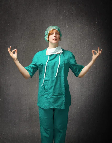 Chirurg expressie en emotie — Stockfoto