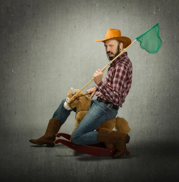 Cow boy in a traditional western life — Stock Photo, Image