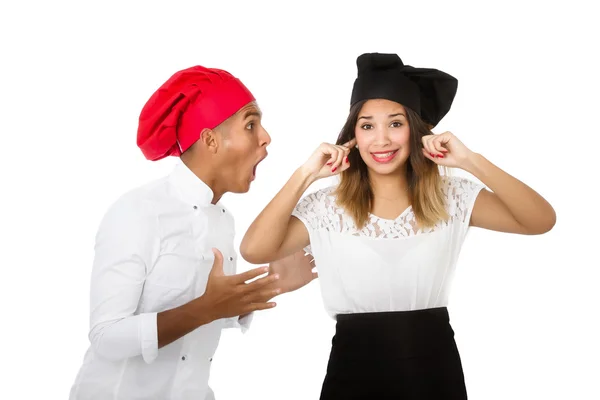 Chef couple — Stock Photo, Image