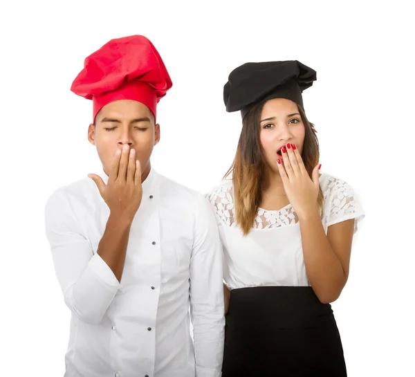 Chef couple — Stock Photo, Image