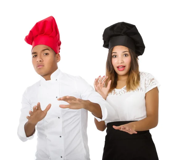 Chef couple — Stock Photo, Image