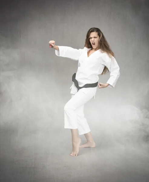 Movimento kung fu — Foto Stock